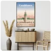 Casablanca Mosque Canvas Art | Moroccan Elegance