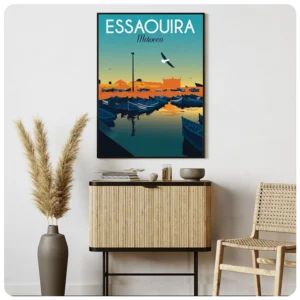 Capture the Magic of Essaouira with Our Sunset Canvas