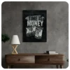 Time Is Money - Motivational Wall Canvas Art Print