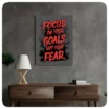 Focus on Your Goals - Motivational Wall Canvas Art Print