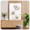 Elegant Floral Canvas Art – Luxurious Nature-Inspired Wall Decor