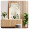 Modern Leaf Canvas Wall Art – Elegant Nature-Inspired Home Decor