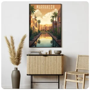 MARRAKECH - MOROCCO - Koutoubia Mosque Wall Canvas