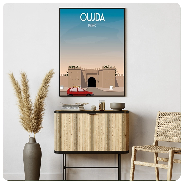 OUJDA – MAROC – Crafted Wall canvas print