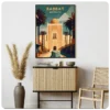 Rabat Morocco - Vintage Urban Elegance Canvas