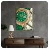 Luxury Time and Money - Gold Watch Canvas Art