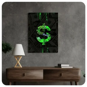 Financial Focus - Money Motivation Canvas Print