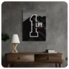 One Life, Live It Right: Inspirational Wall Canvas