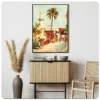 Vintage Moroccan Street Scene Canvas - A Glimpse into Morocco's Rich Heritage