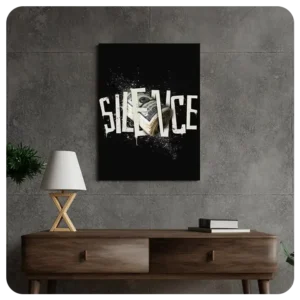 Quiet Power: "Silence" Wall Art