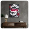 Now Not Later - Urgency Motivational Canvas Wall Art